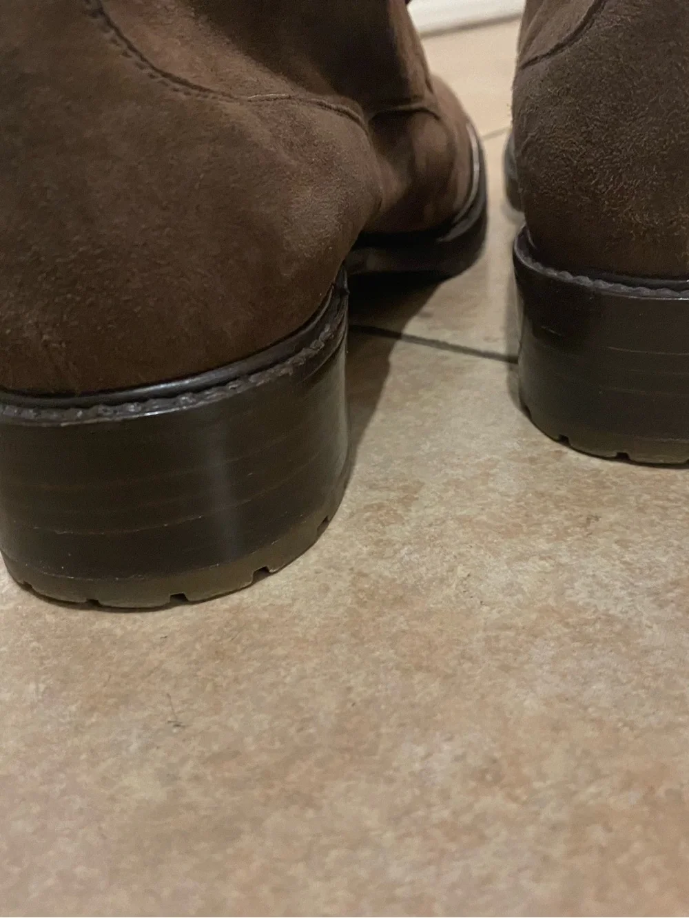 Wilson and Dean w/ Wilkes Bashford Men's Brown Suede Lace-Up Boots